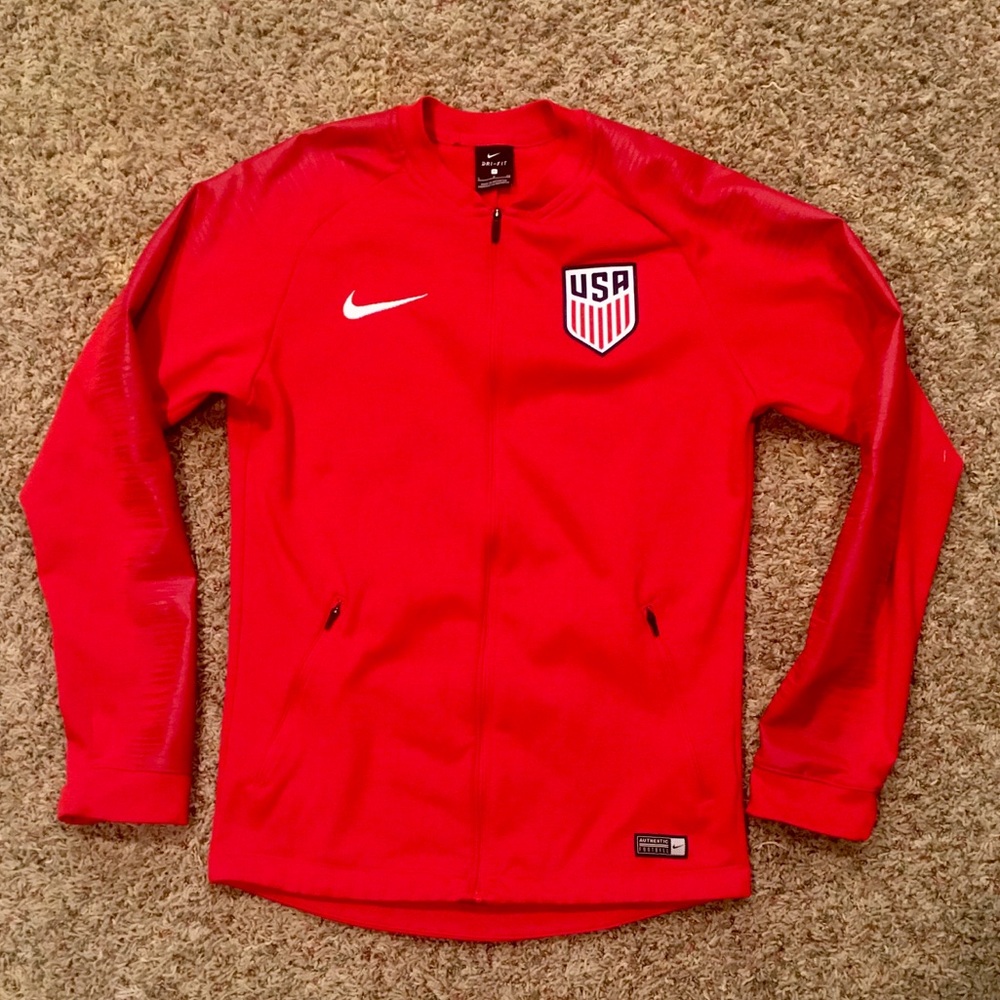 NIKE USWNT DRI-FIT TEAM USA NATIONAL TEAM SOCCER TRACK JACKET NWOT